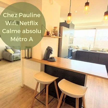 Magnifique Cocon - Metro A Republique - 2 Belles Chambres Avec Dressings - Wifi Gratuit - Netflix - Au Calme Absolu - Lumineux - Jardin Arbore Partage Dans La Residence Villeurbanne Exterior photo